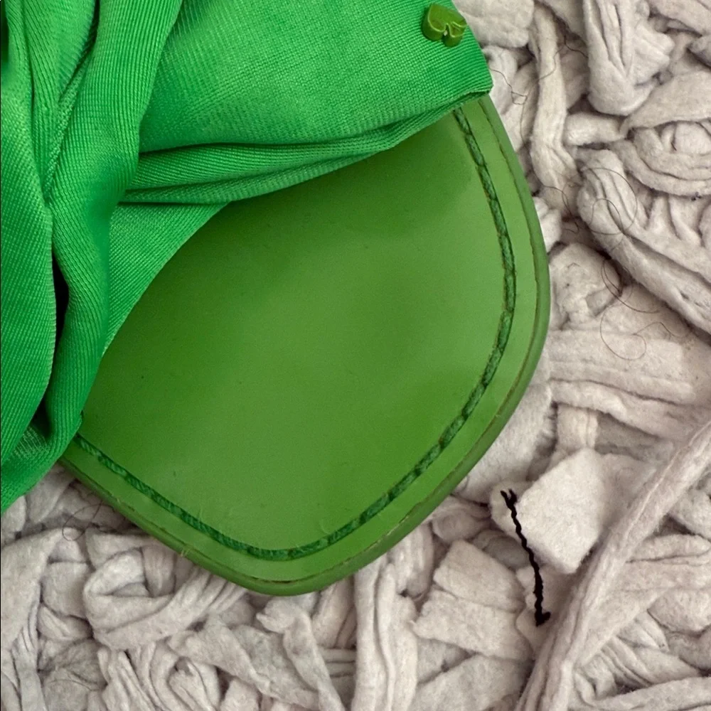 Kate Spade Vibrant Green Bow Sandals - Picture 7 of 7